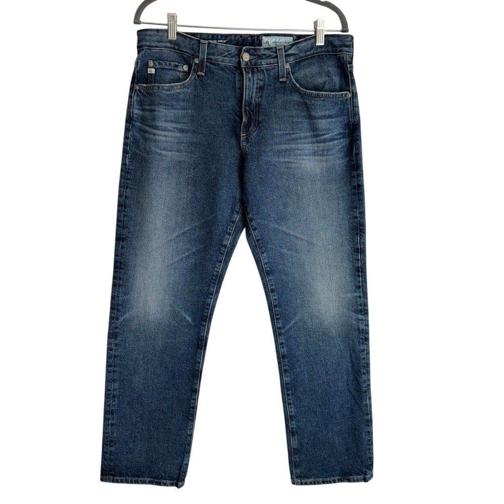 AG Adriano Goldschmied Nolan‎ Ankle Jeans Womens 29R Medium Wash Straight Leg